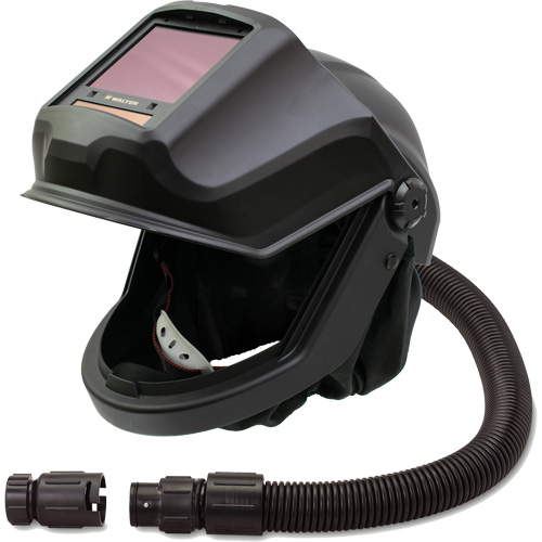 DEFENDER Supplied Air Respirator Shield & Flip-Front Welding Helmet with ADF & No Flow Valve, Universal, Facepiece Pryde Industrial Inc.