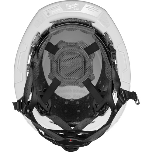 Casque de s&eacute;curit&eacute; &agrave; bordure complet BOLT, R&eacute;pond aux normes CSA type 2, Suspension Rochet, Non ventil&eacute; Pryde Industrial Inc.