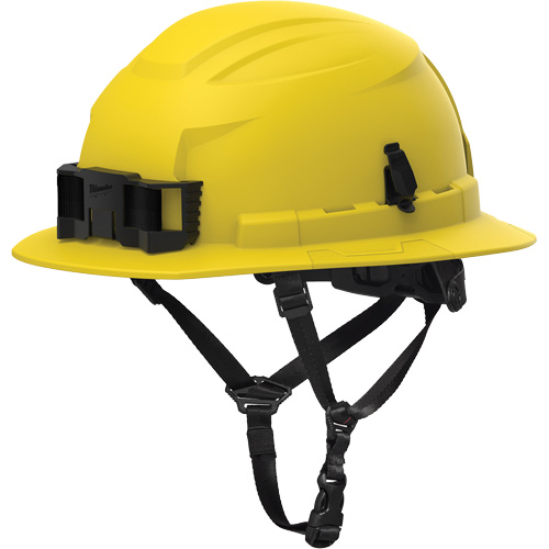 Casque de s&eacute;curit&eacute; &agrave; bordure complet BOLT, R&eacute;pond aux normes CSA type 2, Suspension Rochet, Non ventil&eacute; Pryde Industrial Inc.