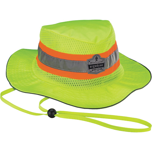 Chapeau de soleil de garde forestier GloWear 8935, petit/moyen, Jaune lime haute visibilit&eacute;, Polyester Pryde Industrial Inc.