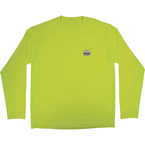 Chemise de refroidissement &agrave; manches longues avec protection solaire et UV Chill-Its 6689, Jaune lime haute visibilit&eacute;, Petit Pryde Industrial Inc.