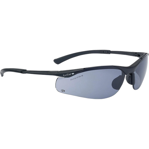 Contour BSSI Safety Glasses, Brown/Smoke Lens, Anti-Fog/Anti-Scratch, ANSI Z87+ Pryde Industrial Inc.