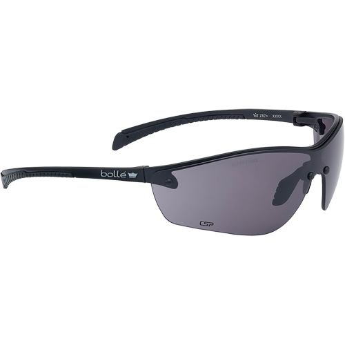 Silium+ BSSI Safety Glasses, Grey/Smoke Lens, Anti-Fog/Anti-Scratch, ANSI Z87+ Pryde Industrial Inc.