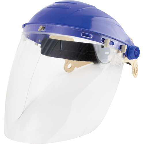 Visi&egrave;re avec d&eacute;flecteur frontal, Polypropyl&egrave;ne Pryde Industrial Inc.