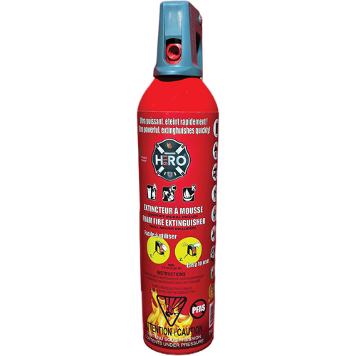 Extincteur Hero 911 sans PFAS, ACK, Capacit&eacute; 750 ml Pryde Industrial Inc.