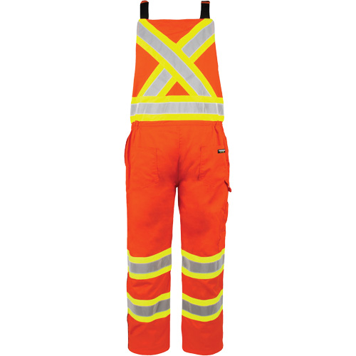 High-Visibility Unlined Overalls, 2X-Large, High Visibility Orange Pryde Industrial Inc.
