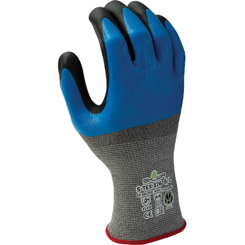 376 Cut-Resistant Gloves, 10/2X-Large, Nitrile/Foam Nitrile Coating, 13 Gauge, Polyester/Stainless Steel Shell Pryde Industrial Inc.