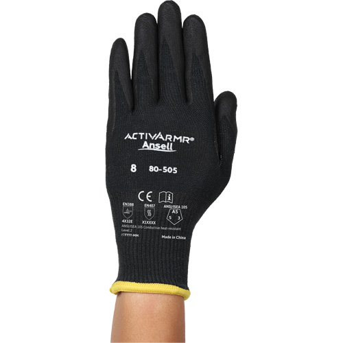 Gants r&eacute;sistants &agrave; la chaleur conductrice et &agrave; la coupe ActivArmr 80-505, Taille 11, Calibre 13, Rev&ecirc;tement Mousse de nitrile, Enveloppe en Kevlar/Intercept, ASTM ANSI niveau A5/EN 388 niveau E Pryde Industrial Inc.