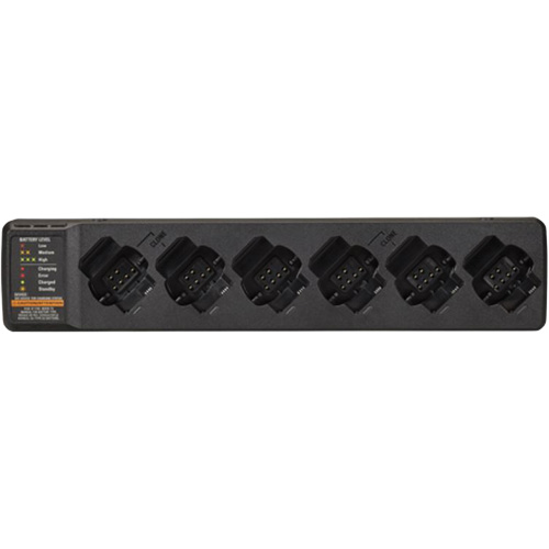 Chargeur multi-unit&eacute;s &agrave; 6 emplacements pour radio bidirectionnelle Curve Pryde Industrial Inc.