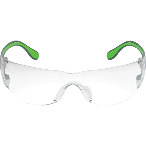 Lunettes de s&eacute;curit&eacute; gris/vert Adapt Lite, Lentille Transparent, Antibu&eacute;e/Anti-&eacute;gratignures, ANSI Z87+/R&eacute;pond ou surpasse la norme CSA Z94.3 Pryde Industrial Inc.