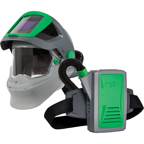 Respirateur de soudage Z4 avec joint de menton FR et APR motoris&eacute; PX5, Respirateur &agrave; masque/Masque de soudage Pryde Industrial Inc.