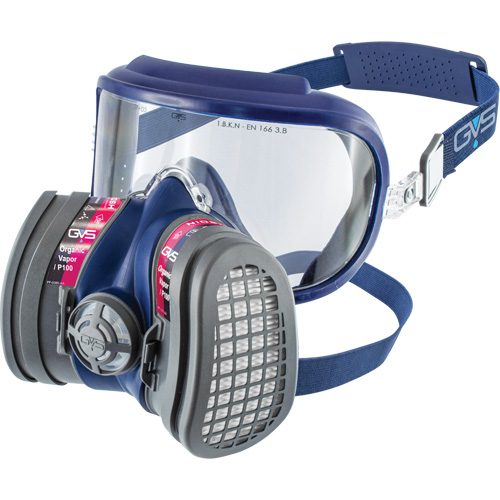 Elipse Integra&reg; Low Profile OV-P100 NIOSH Respirator with Replacement Filters, Elastomer/Thermoplastic, Medium/Large Pryde Industrial Inc.