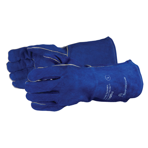 Gants de soudage, Cuir de vache refendu, Taille Taille unique Pryde Industrial Inc.