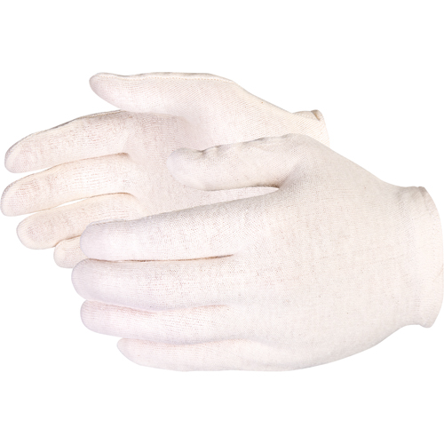 Heavyweight Jersey Inspector Gloves, Poly/Cotton, Hemmed Cuff, Men's Pryde Industrial Inc.
