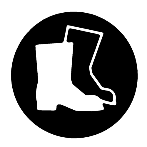 Right to Know Pictogram Labels - Full Protection Suit, Vinyl, Sheet, 5/8" L x 3/4" W Pryde Industrial Inc.