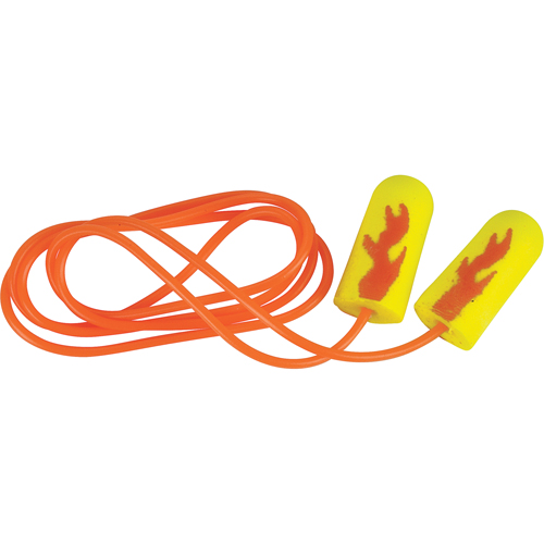 E-A-Rsoft Yellow Neon Blasts Earplugs, Bulk - Polybag, Corded Pryde Industrial Inc.