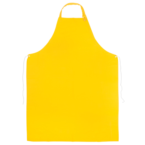 PVC Apron, PVC, Yellow, 35" W x 45" L Pryde Industrial Inc.