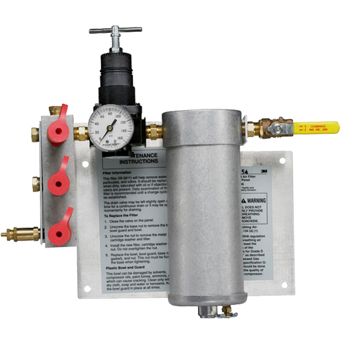 Masques non ajust&eacute;s 3M avec adduction d'air-PANNEAUX FILTRANTS PORTATIFS, Capacit&eacute; 50 pi³/min Pryde Industrial Inc.