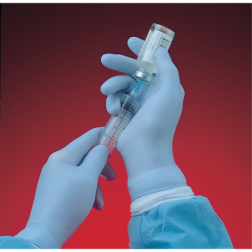 Gants N-Dex 6005PF, Moyen, Nitrile, 4 mils, Sans poudre, Bleu Pryde Industrial Inc.