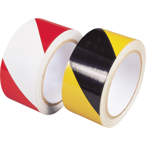 Engineer Grade Reflective Tape, 2" x 30', Polyethylene, Black and Yellow Pryde Industrial Inc.