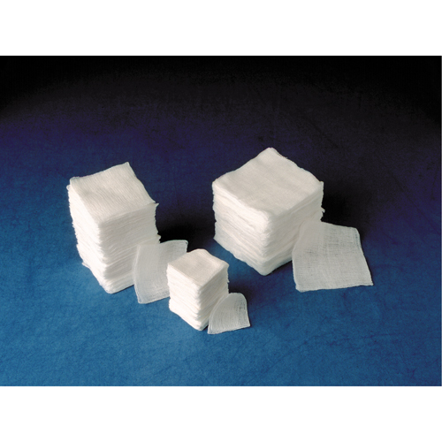 Gauze Sponges, Pad, 4" L x 4" W, Medical Device Class 1 Pryde Industrial Inc.