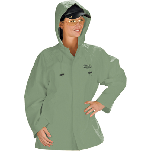V&ecirc;tements imperm&eacute;ables Hurricane ignifuges et r&eacute;sistants &agrave; l'huile, veste, 4T-Grand, Vert Pryde Industrial Inc.