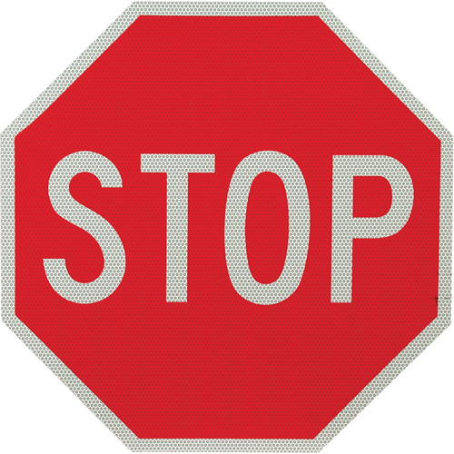 Double-Sided "Stop/Slow" Traffic Control Sign, 18" x 18", Aluminum, English Pryde Industrial Inc.
