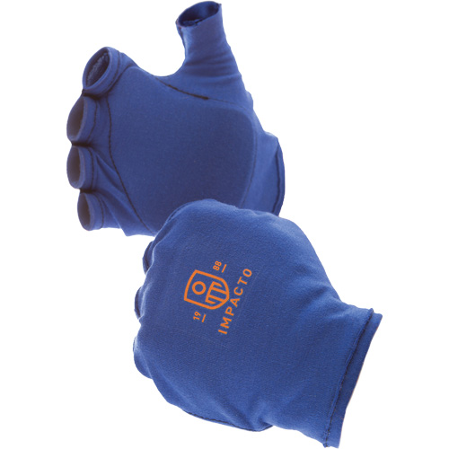 Anti-Impact Fingerless Left-Hand Glove Liner, 6/X-Small, Synthetic Palm, Slip-On Cuff Pryde Industrial Inc.