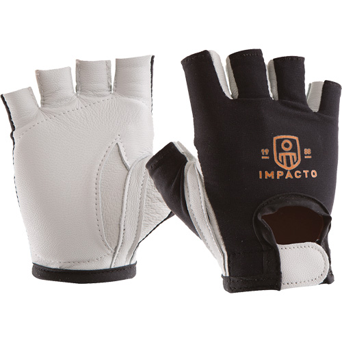Anti-Impact Right-Hand Glove, X-Small, Goatskin/Split Leather Palm, Hook & Loop Cuff Pryde Industrial Inc.