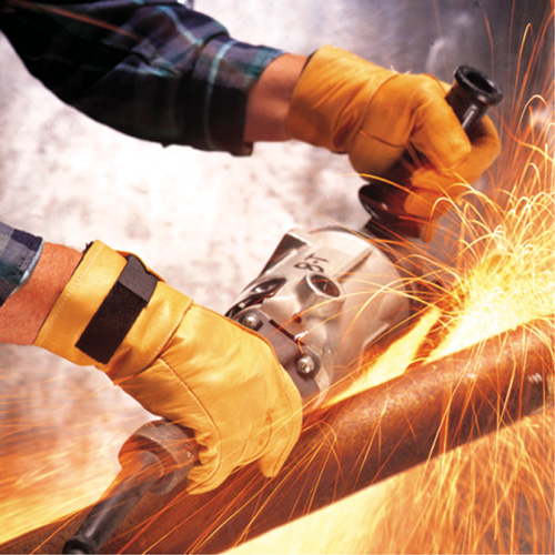 Vibration Protective Air Glove&reg;, Size X-Small, Grain Leather Palm Pryde Industrial Inc.