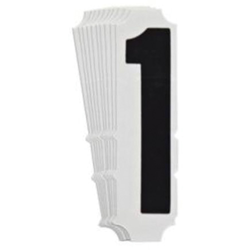 &eacute;tiquettes de lettres et chiffres gothiques individuels Quick-Align, 1, 4" h, Noir Pryde Industrial Inc.