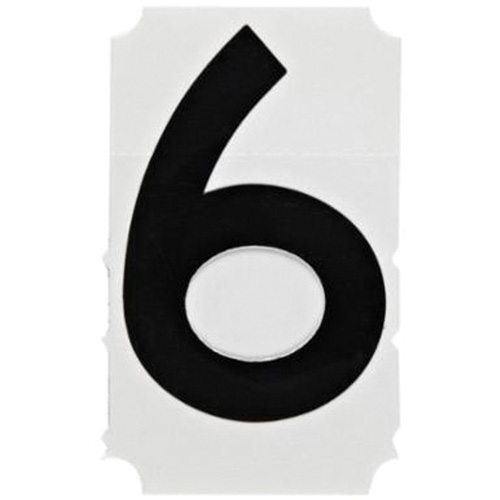 &eacute;tiquettes de lettres et chiffres gothiques individuels Quick-Align, 6, 4" h, Noir Pryde Industrial Inc.