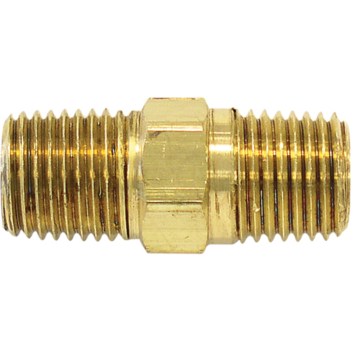 Male Hex Nipple, Brass Pryde Industrial Inc.