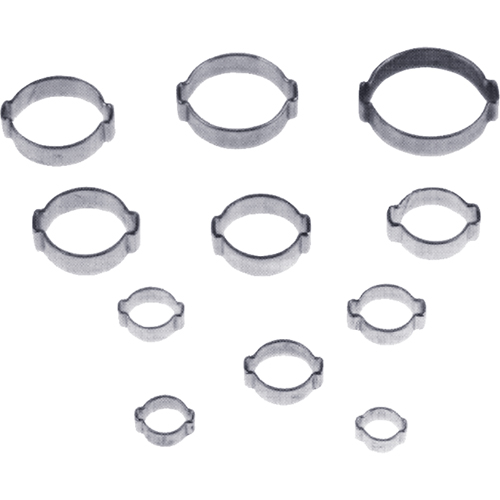 2-Ear Clamps, Max Dia. 2/5" Pryde Industrial Inc.