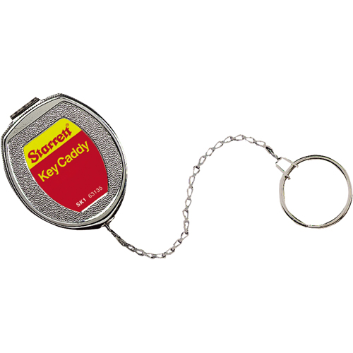 Porte-cl&eacute;s autor&eacute;tractable Key Caddy, Acier inoxydable, C&acirc;ble 21", Fixation Agrafe de ceinture Pryde Industrial Inc.