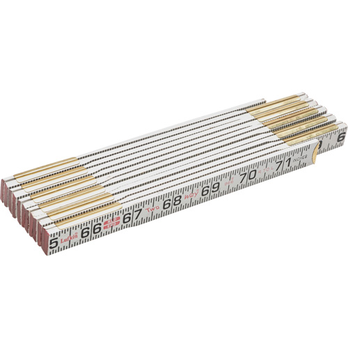 R&egrave;gle Red End Two Way, 6' lo, Bois, Graduations de 1/16" Pryde Industrial Inc.