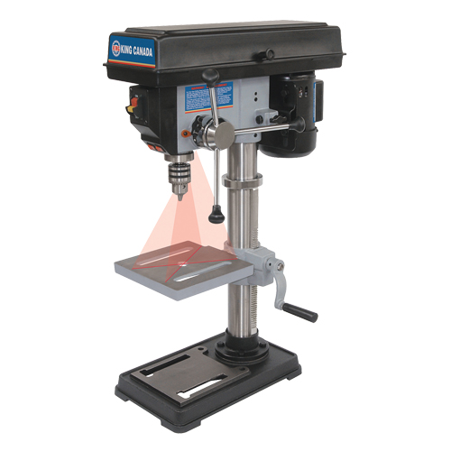 Drill Presses With Laser, 10", 1/2" Chuck, 3050 RPM Pryde Industrial Inc.