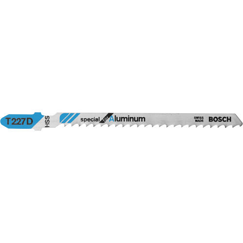 Lames de scie sauteuse, Acier rapide, Tige en T, 4" lo, 8 dents par pouce Pryde Industrial Inc.