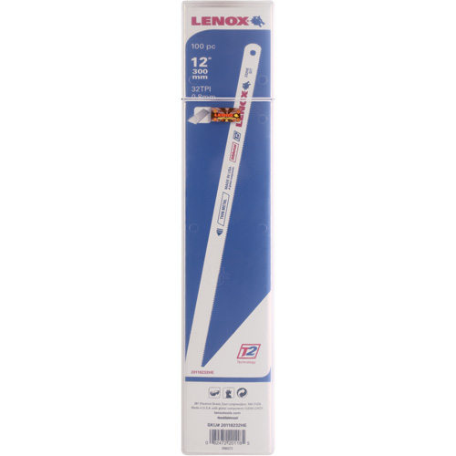 Hacksaw Blades, Bi-Metal, 12" L, 32 TPI Pryde Industrial Inc.