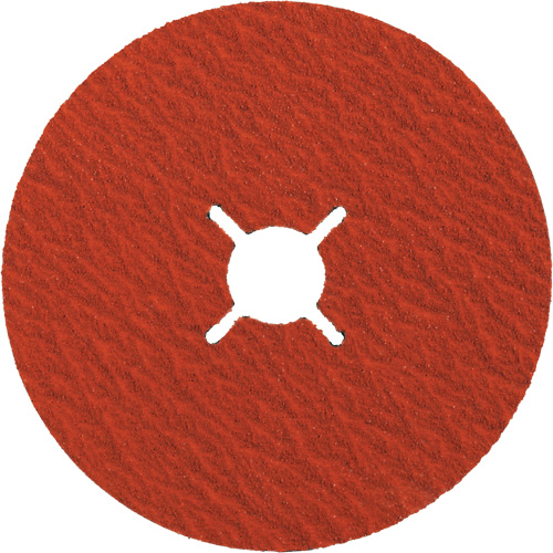 Disque en fibre Cerabond X, C&eacute;ramique, 24, 4-1/2" Dia x 7/8" Arbre Pryde Industrial Inc.
