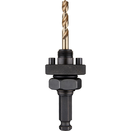 Hole Dozer Hole Saw Large Arbor with Cobalt Pilot Bit, 1-1/4" and Larger, 1/4" Shank Pryde Industrial Inc.