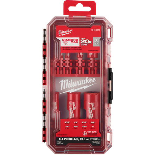 Foret pour scie-cloche Diamond Max, 8 morceaux Pryde Industrial Inc.