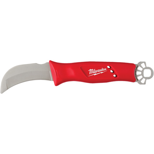 Linemans Blunt Tip Hawkbill Knife with STICKWORK 3-in-1 Ring Pryde Industrial Inc.