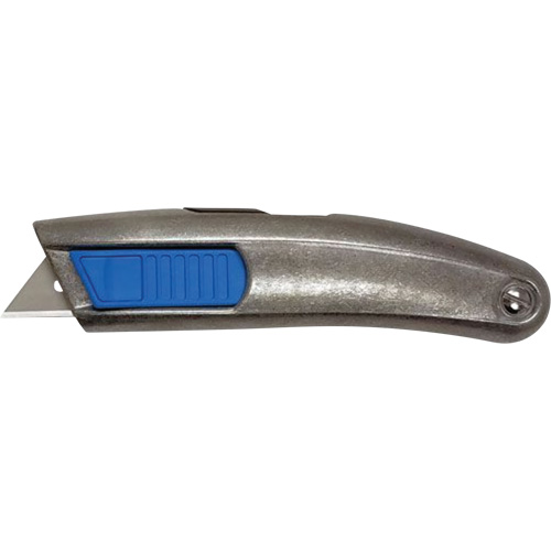 Couteau r&eacute;tractable non peintur&eacute; SECUPRO MEGASAFE, 20 mm, Acier inoxydable, Robuste, Prise en Aluminium Pryde Industrial Inc.
