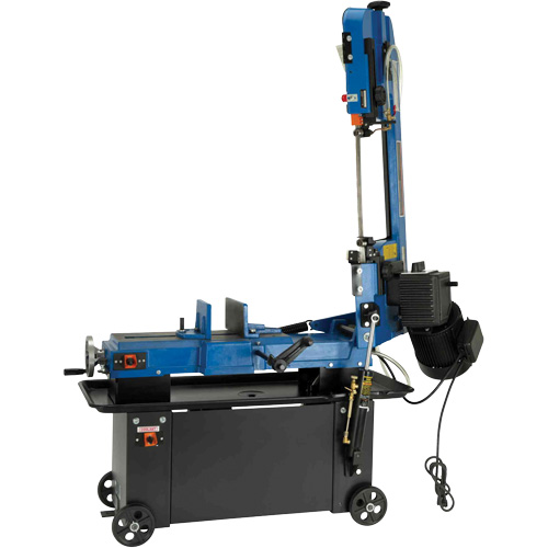 JHVG-712 Metal Bandsaw, Horizontal, 7" Round and 7" x 12" Rectangular Cutting Capacity Pryde Industrial Inc.