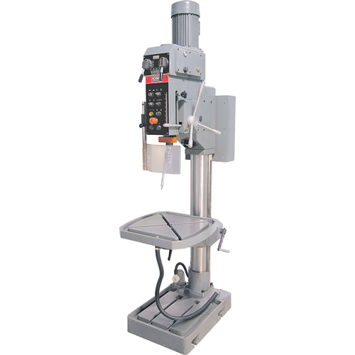 Variable Speed Gearhead Drill Presses, 5/8" Chuck, 2 Speed(s), 22" W x 22" L, #4 Morse Pryde Industrial Inc.