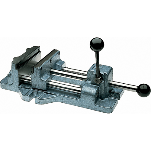 Cam Action Drill Press Vises, 8" Jaw Width, Clamp Mount Base Pryde Industrial Inc.