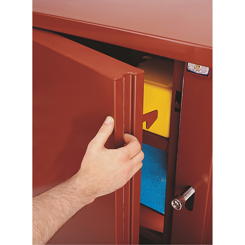 Jobsite Shelf Cabinet, Steel, 58.7 Cubic Feet, Red Pryde Industrial Inc.