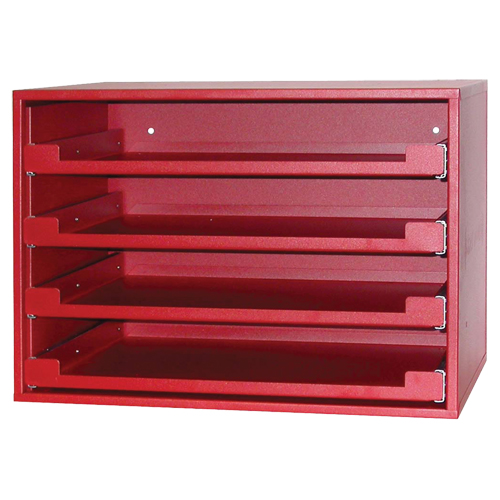 R&acirc;telier avec compartiments, 15" P x 21" la x 15" h, Rouge Pryde Industrial Inc.