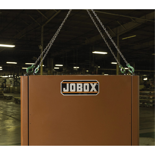 Field Office Jobsite Box, 33" W x 63" D x 80" H, Steel, Red Pryde Industrial Inc.